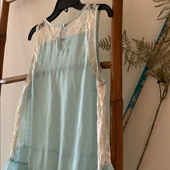 Pins and Needles Mint Green Lace Blouse - SOLD - Picture 5 of 7